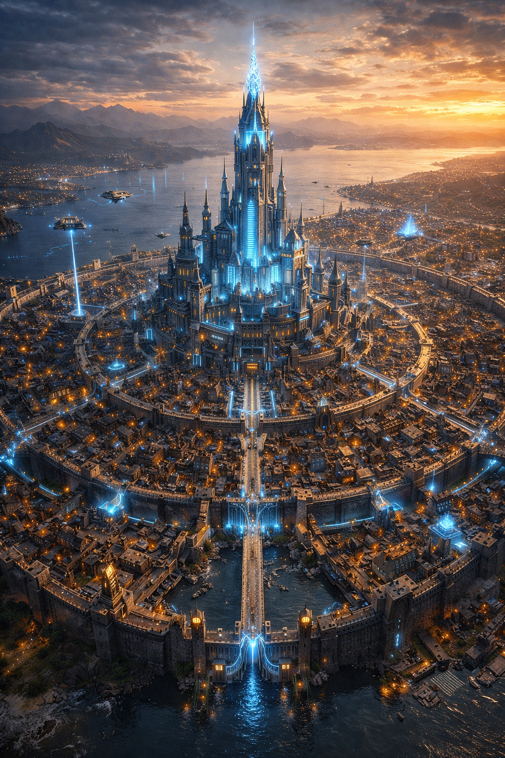 Stylized map of Cipheria